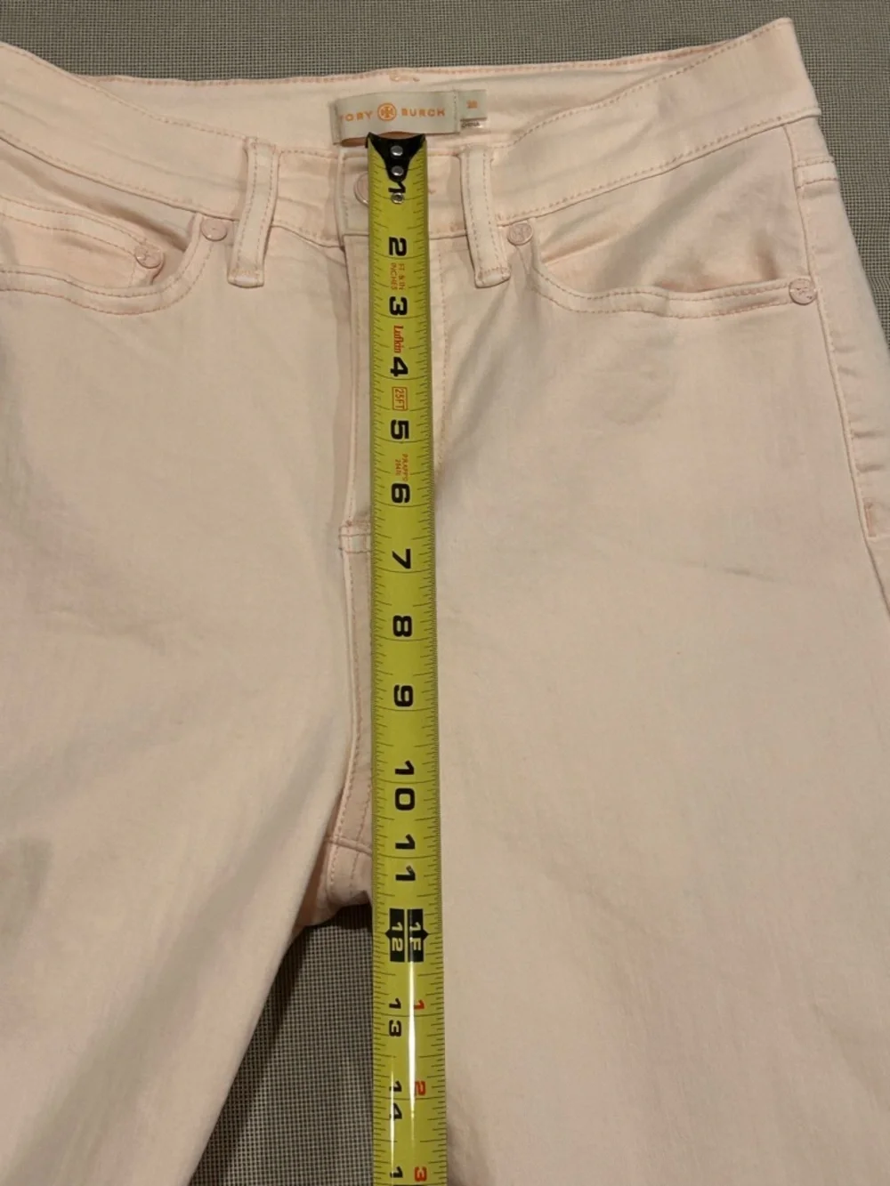 Tory Burch Shell Pink Denim Jeans
